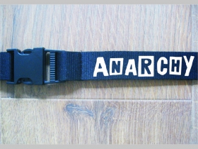 Anarchy textilná šnúrka na krk ( kľúče ) materiál 100% polyester